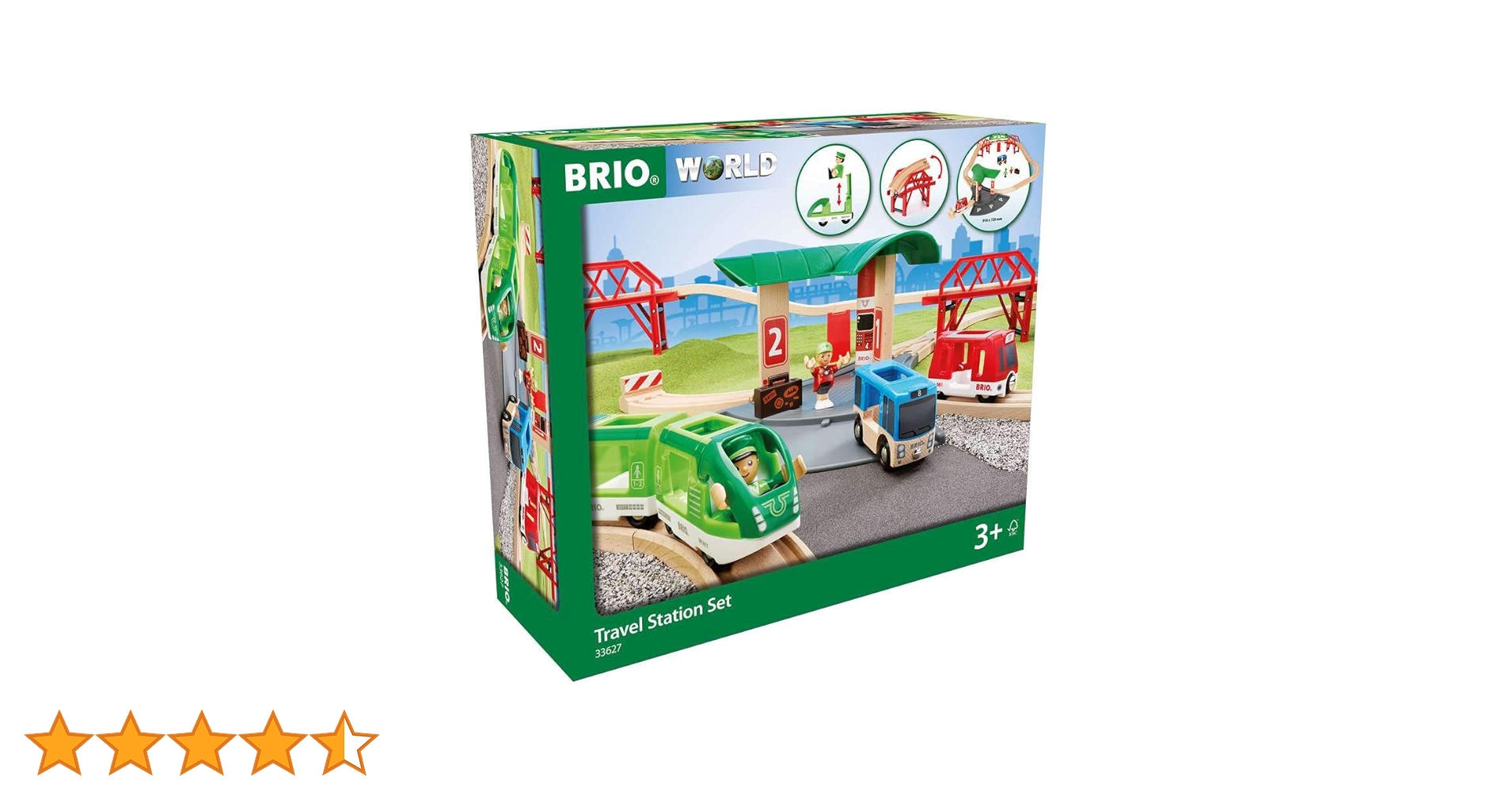 BRIO WORLD トラベルステーションセット 33627 BRIO 33627 Travel Station Set Unboxing & Review - YouTube